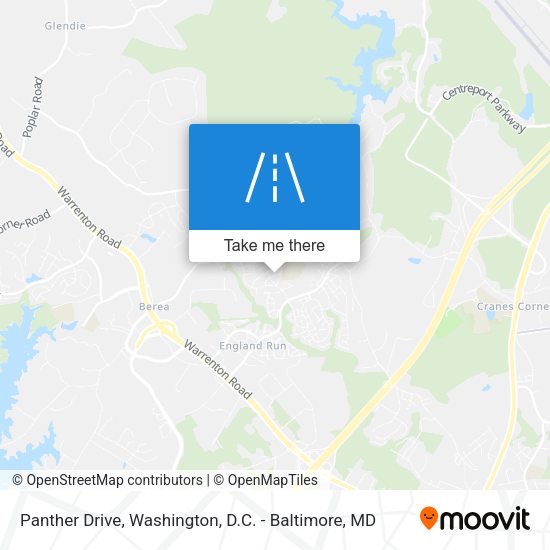 Panther Drive map
