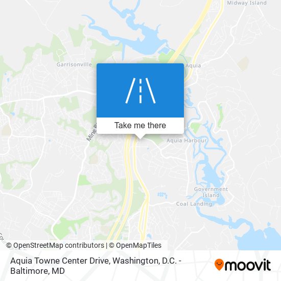 Aquia Towne Center Drive map