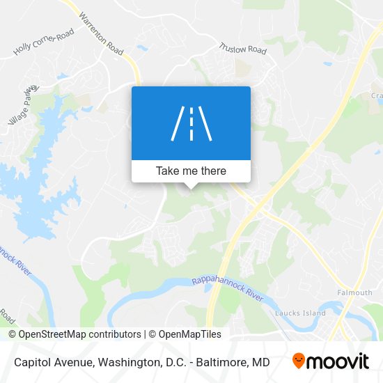 Capitol Avenue map