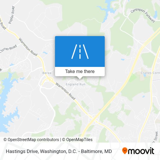 Mapa de Hastings Drive