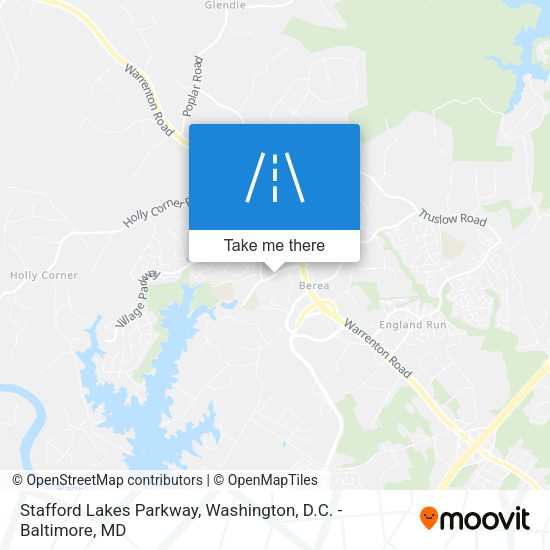 Mapa de Stafford Lakes Parkway