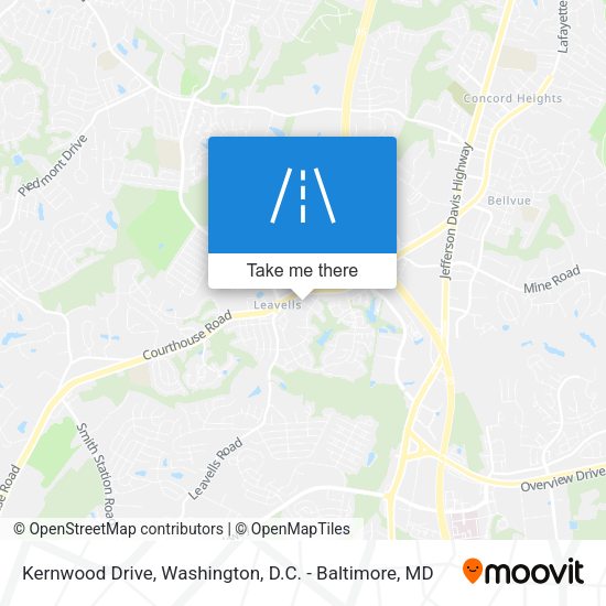 Mapa de Kernwood Drive