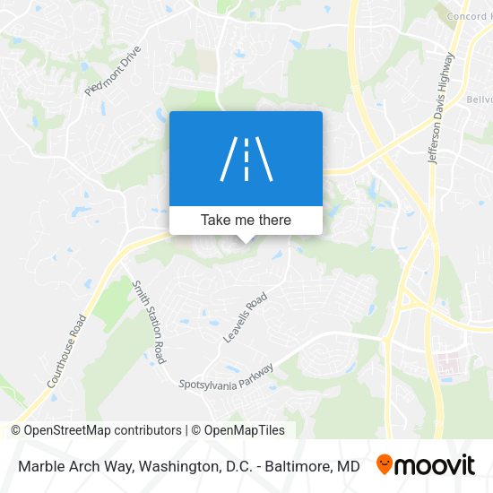 Marble Arch Way map