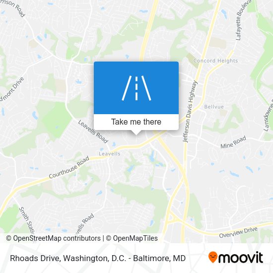 Rhoads Drive map