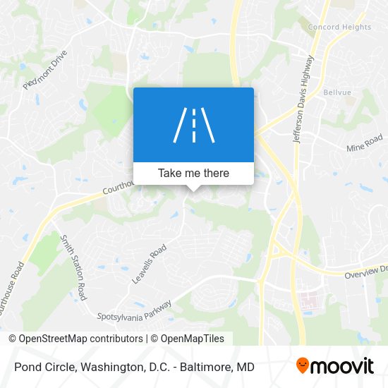 Pond Circle map