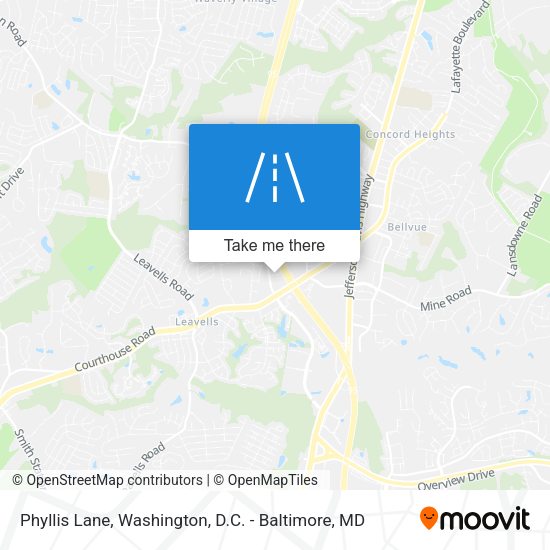 Phyllis Lane map