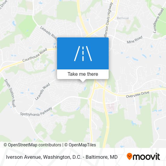 Iverson Avenue map
