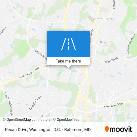 Pecan Drive map