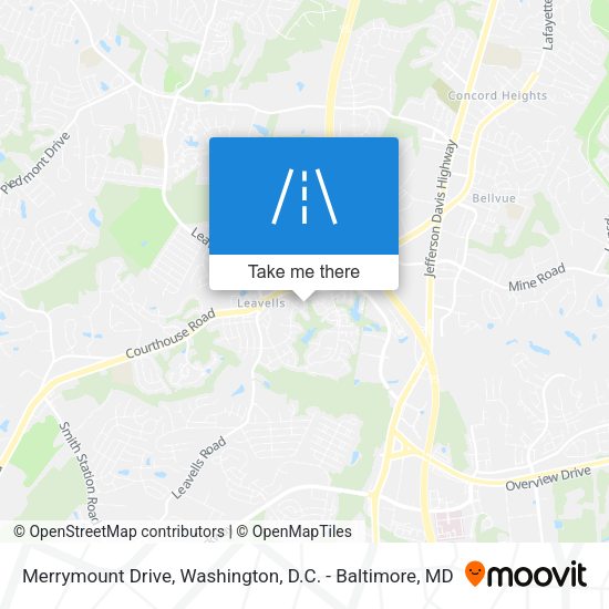 Mapa de Merrymount Drive