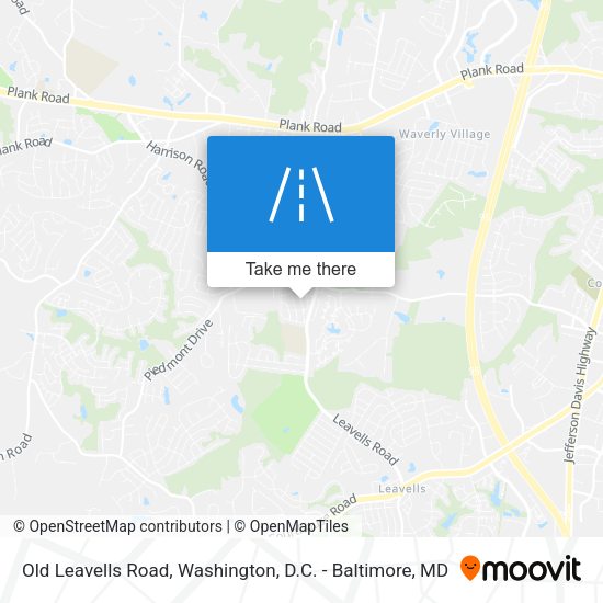 Old Leavells Road map