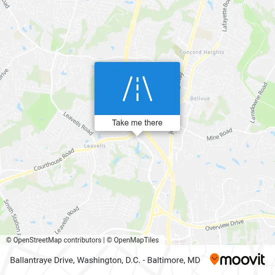 Ballantraye Drive map