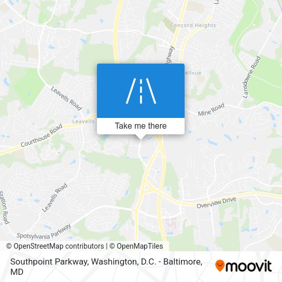 Mapa de Southpoint Parkway