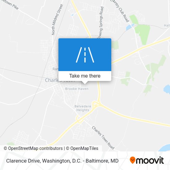 Mapa de Clarence Drive
