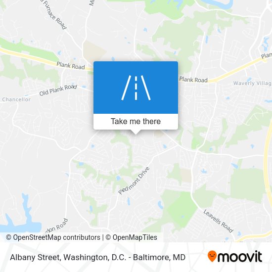 Albany Street map