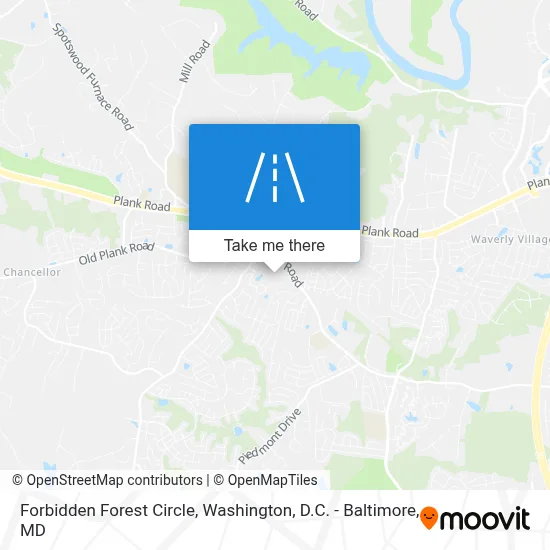 Forbidden Forest Circle map