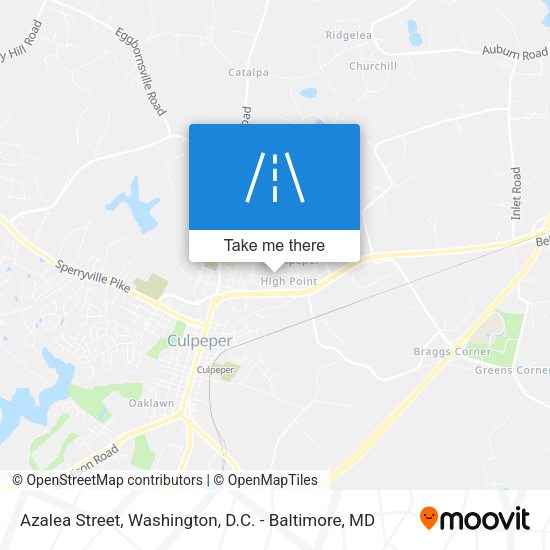 Azalea Street map