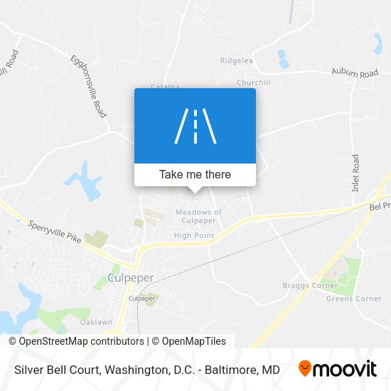 Silver Bell Court map