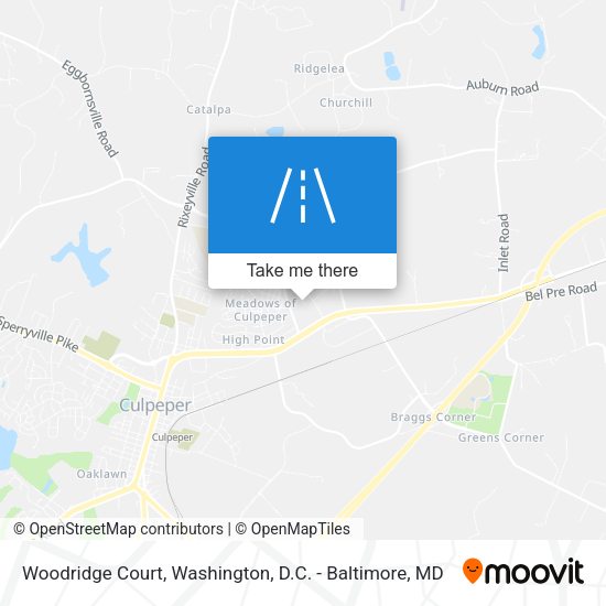 Woodridge Court map