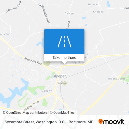 Mapa de Sycamore Street