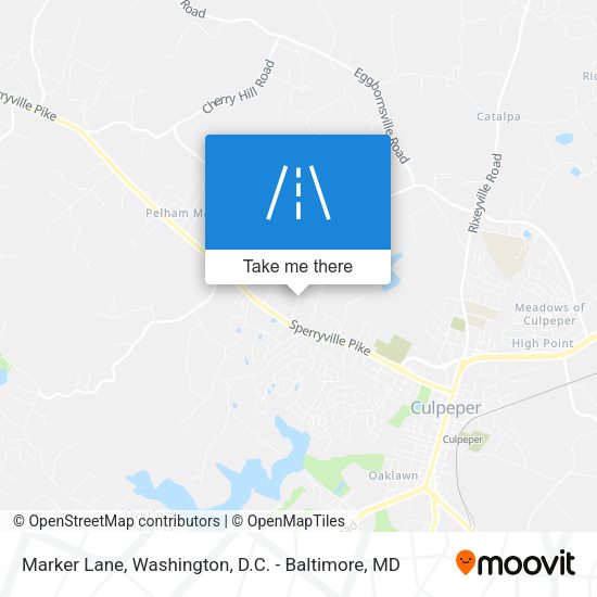 Marker Lane map