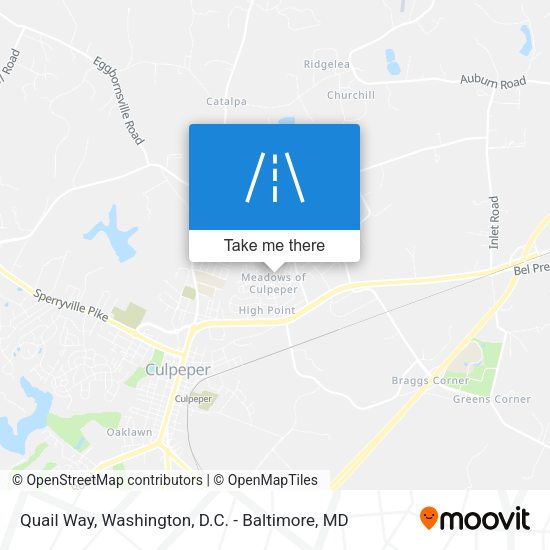 Quail Way map