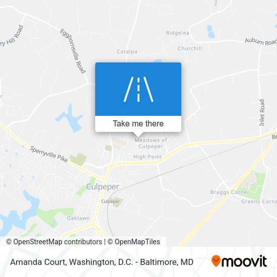 Amanda Court map