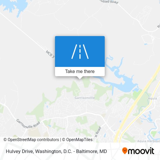 Hulvey Drive map