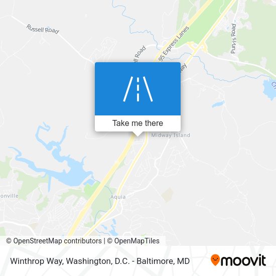 Mapa de Winthrop Way
