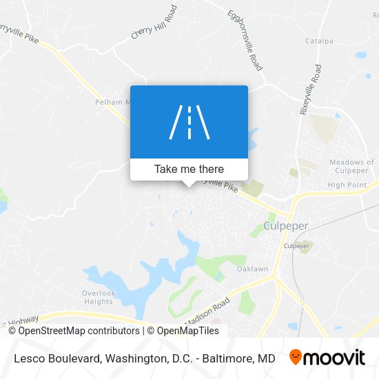 Lesco Boulevard map