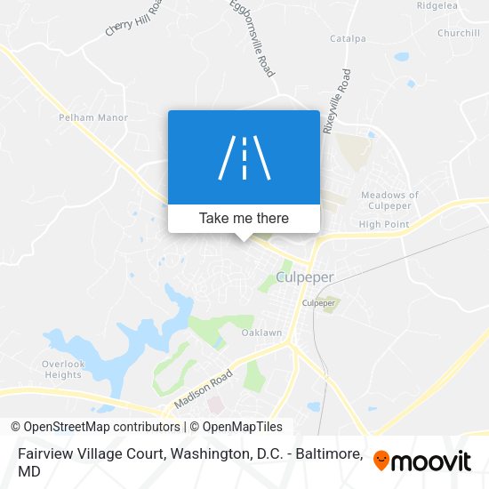 Fairview Village Court map
