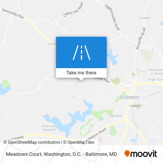 Meadows Court map