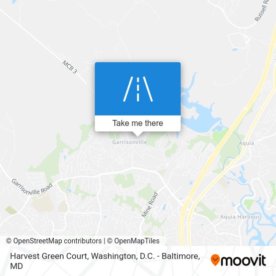 Harvest Green Court map