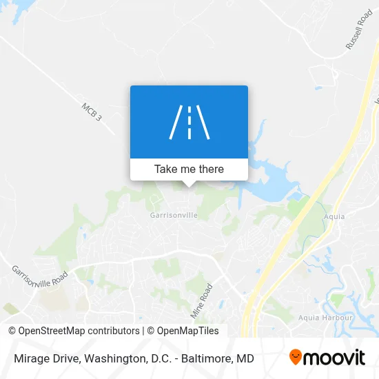 Mirage Drive map