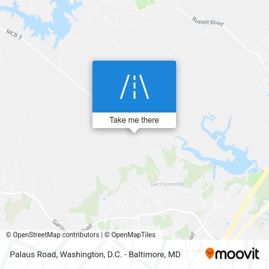 Mapa de Palaus Road