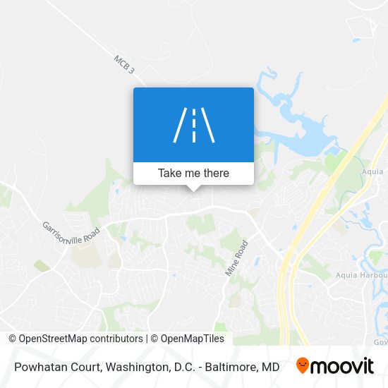 Mapa de Powhatan Court