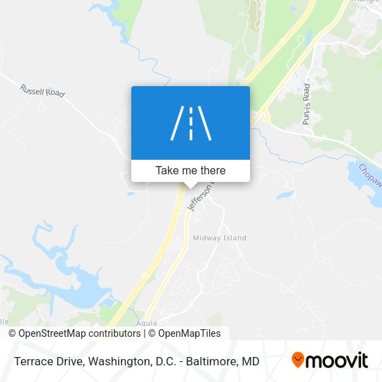 Mapa de Terrace Drive