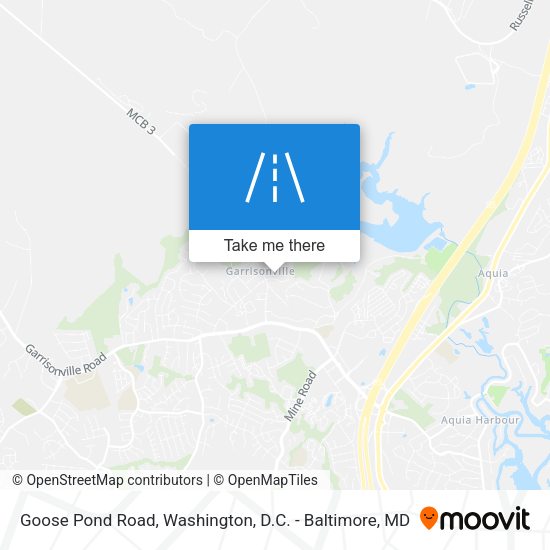 Mapa de Goose Pond Road
