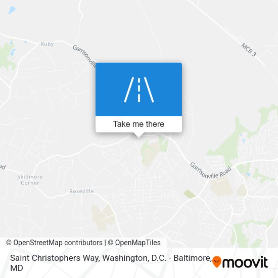 Mapa de Saint Christophers Way