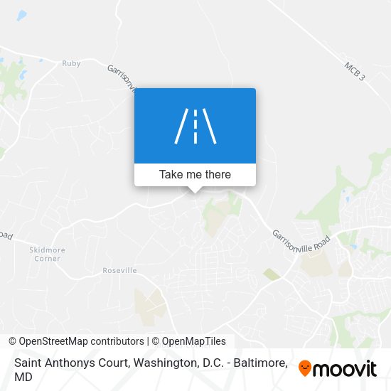 Mapa de Saint Anthonys Court