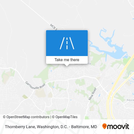 Thornberry Lane map