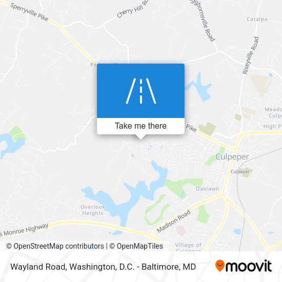 Mapa de Wayland Road