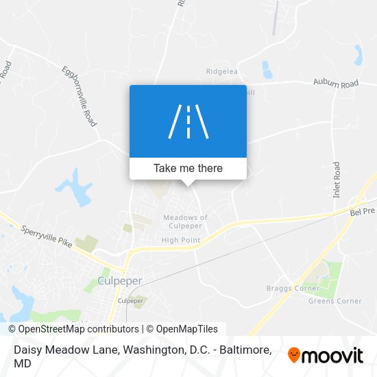 Daisy Meadow Lane map