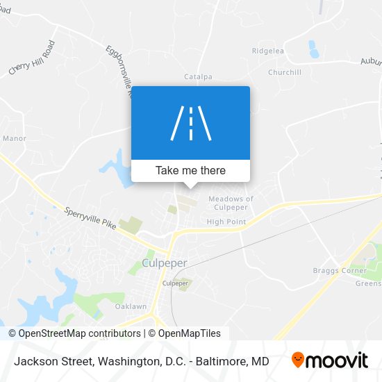 Jackson Street map