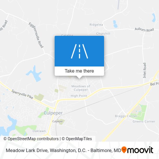 Mapa de Meadow Lark Drive