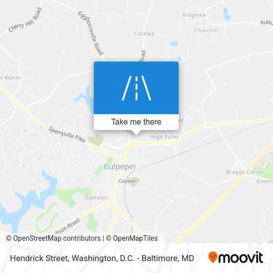 Mapa de Hendrick Street