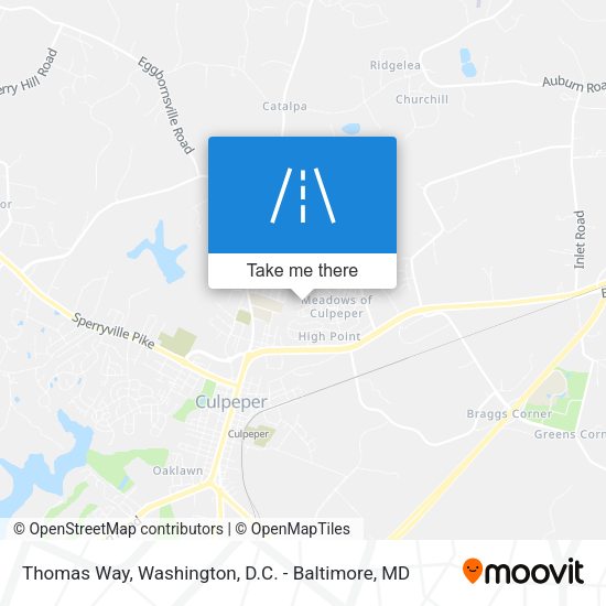 Mapa de Thomas Way