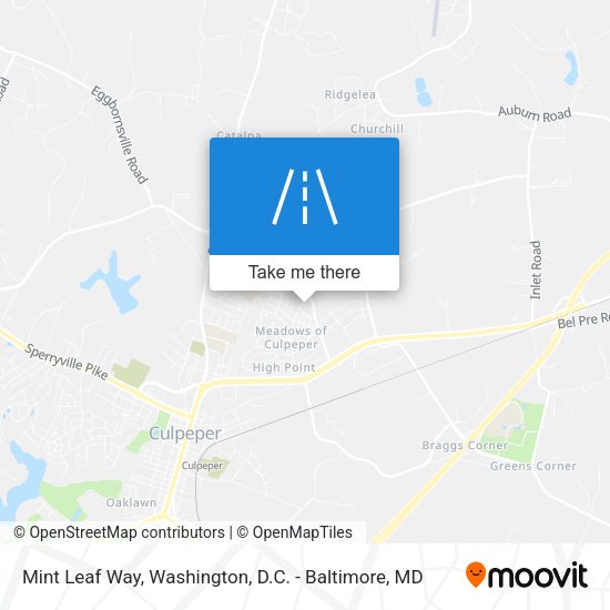 Mapa de Mint Leaf Way