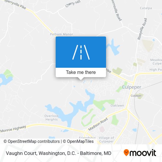 Mapa de Vaughn Court