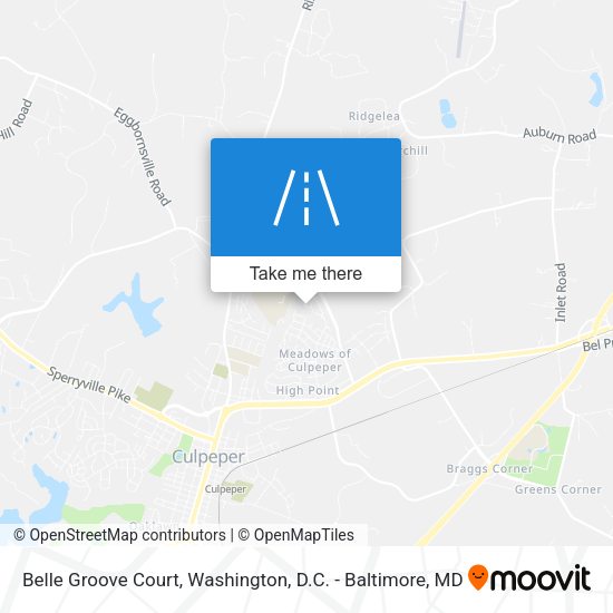 Mapa de Belle Groove Court