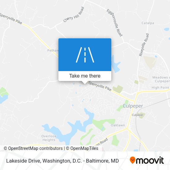 Mapa de Lakeside Drive